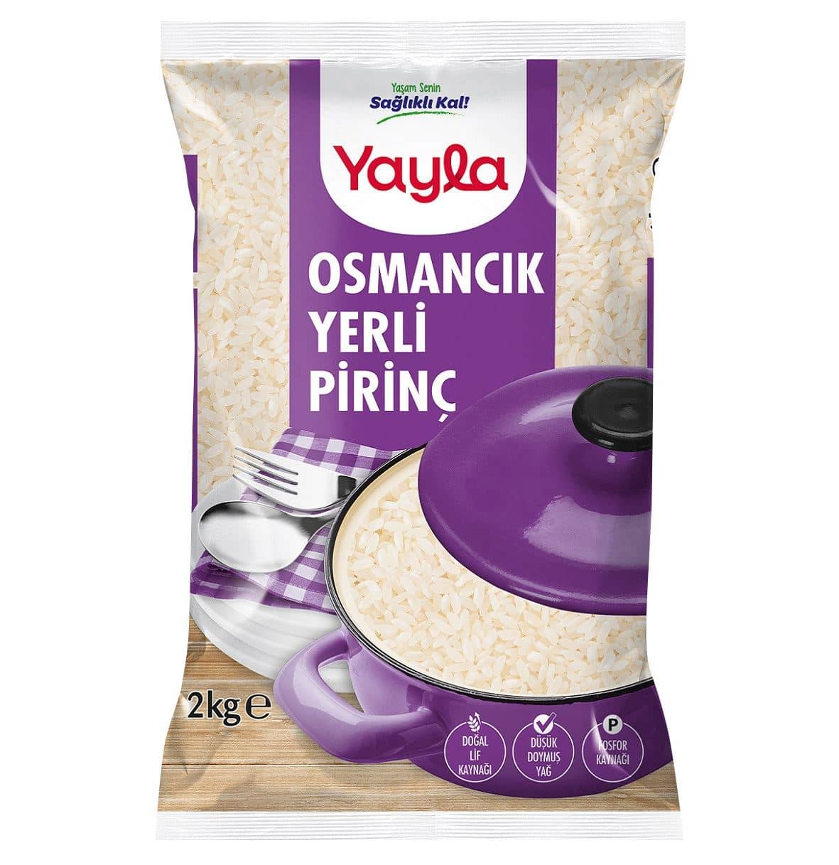 Yayla Yerli Pirinç 2 Kg Osmancık Bölgesi Mahsulü