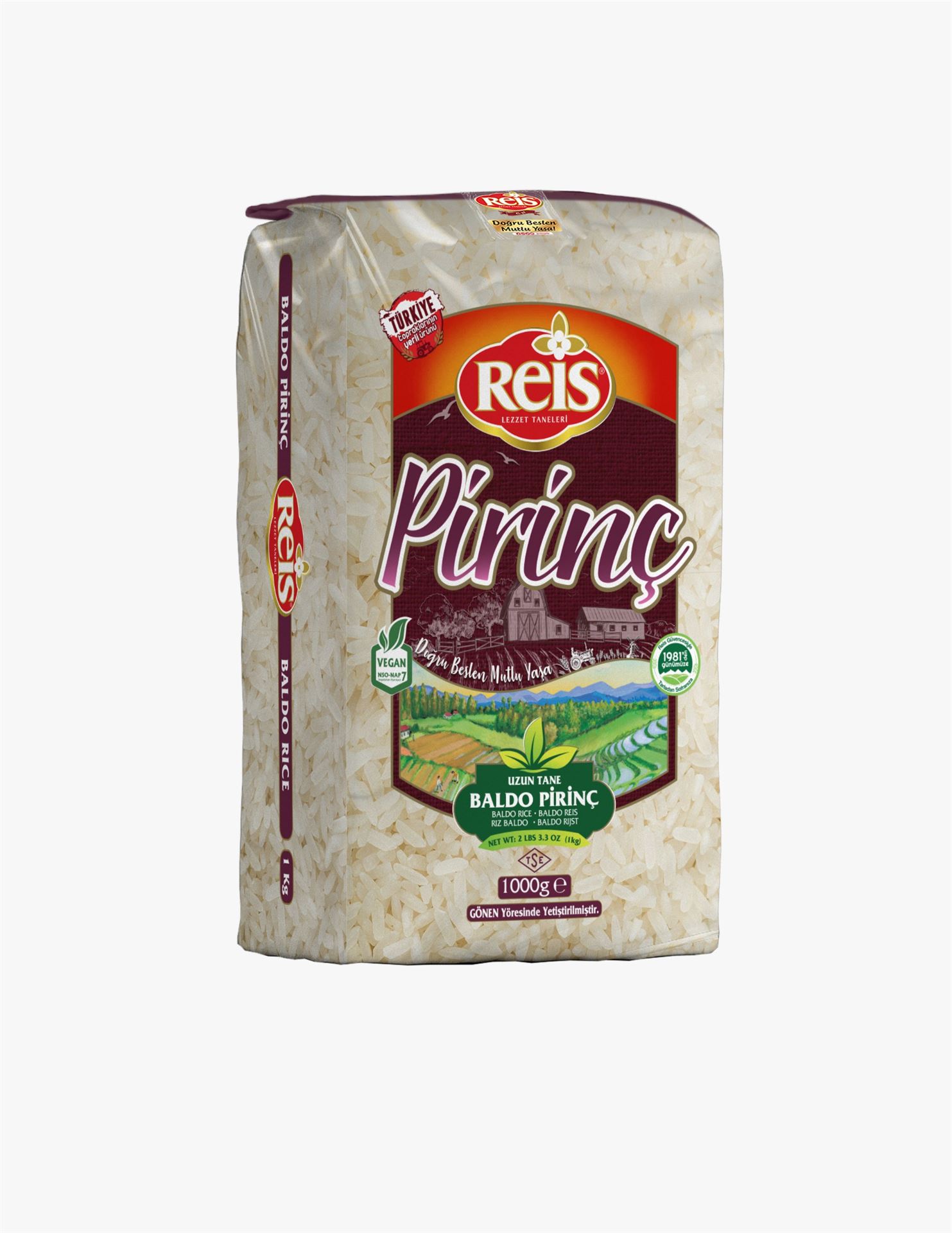 Reis Gönen Baldo Pirinc 1 Kg