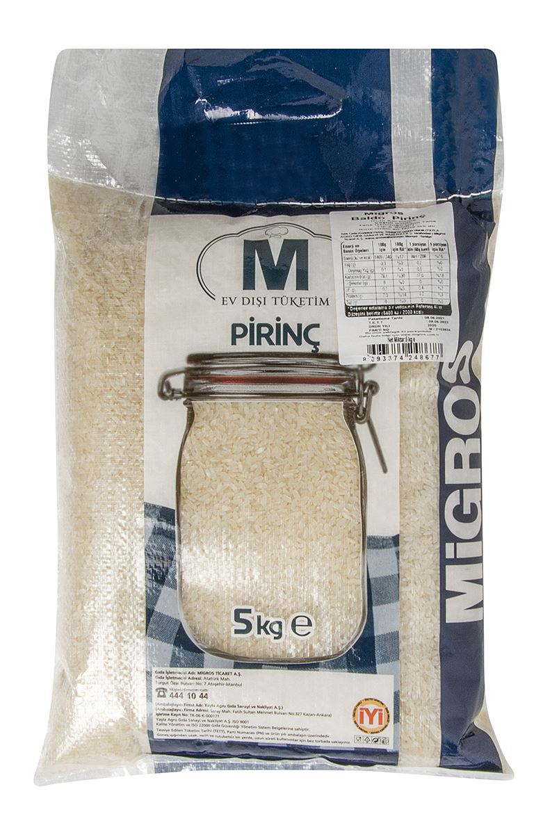 Migros Baldo Pirinç 5 Kg