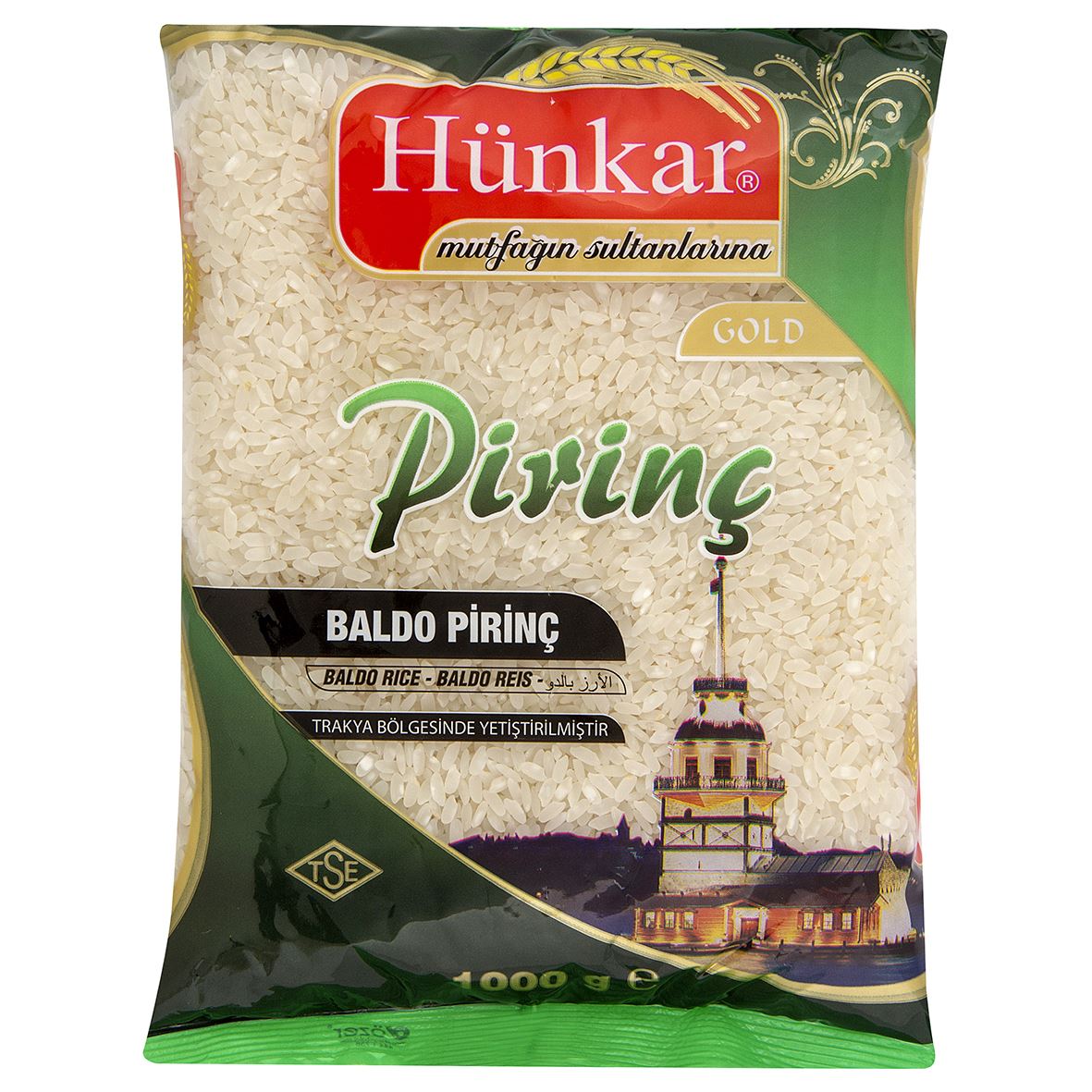 Hünkar Baldo Pirinç 1 Kg