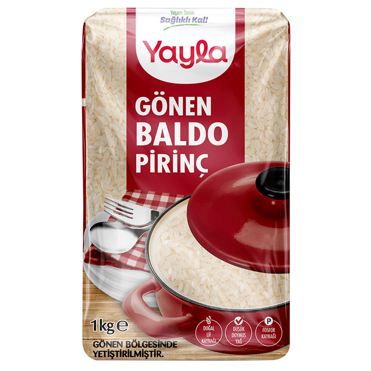 Yayla Baldo Pirinç Gönen Bölgesi Mahsulü 1 Kg