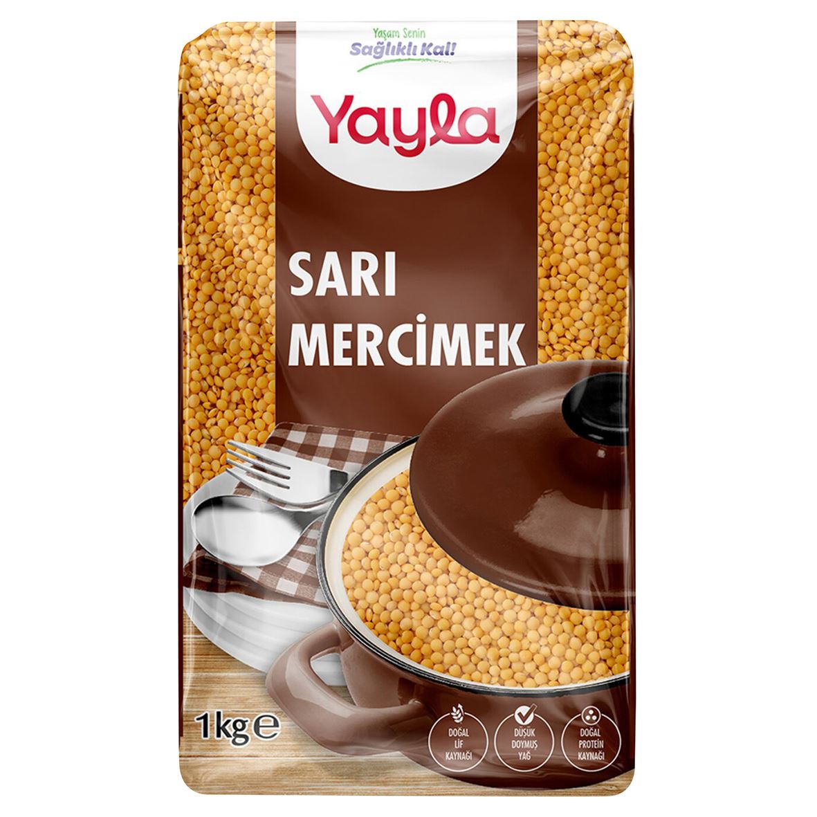 Yayla Sarı Mercimek 1Kg