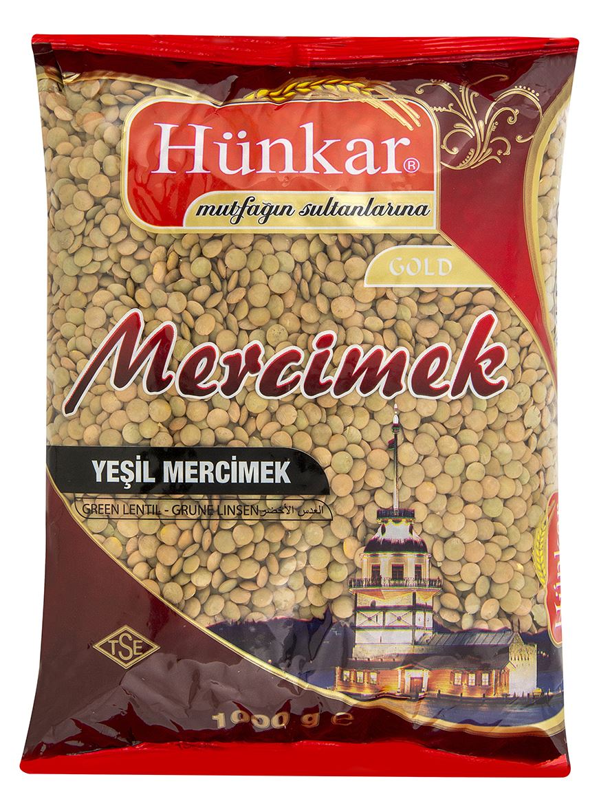 Hünkar Yeşıl Mercımek 1000 Gr