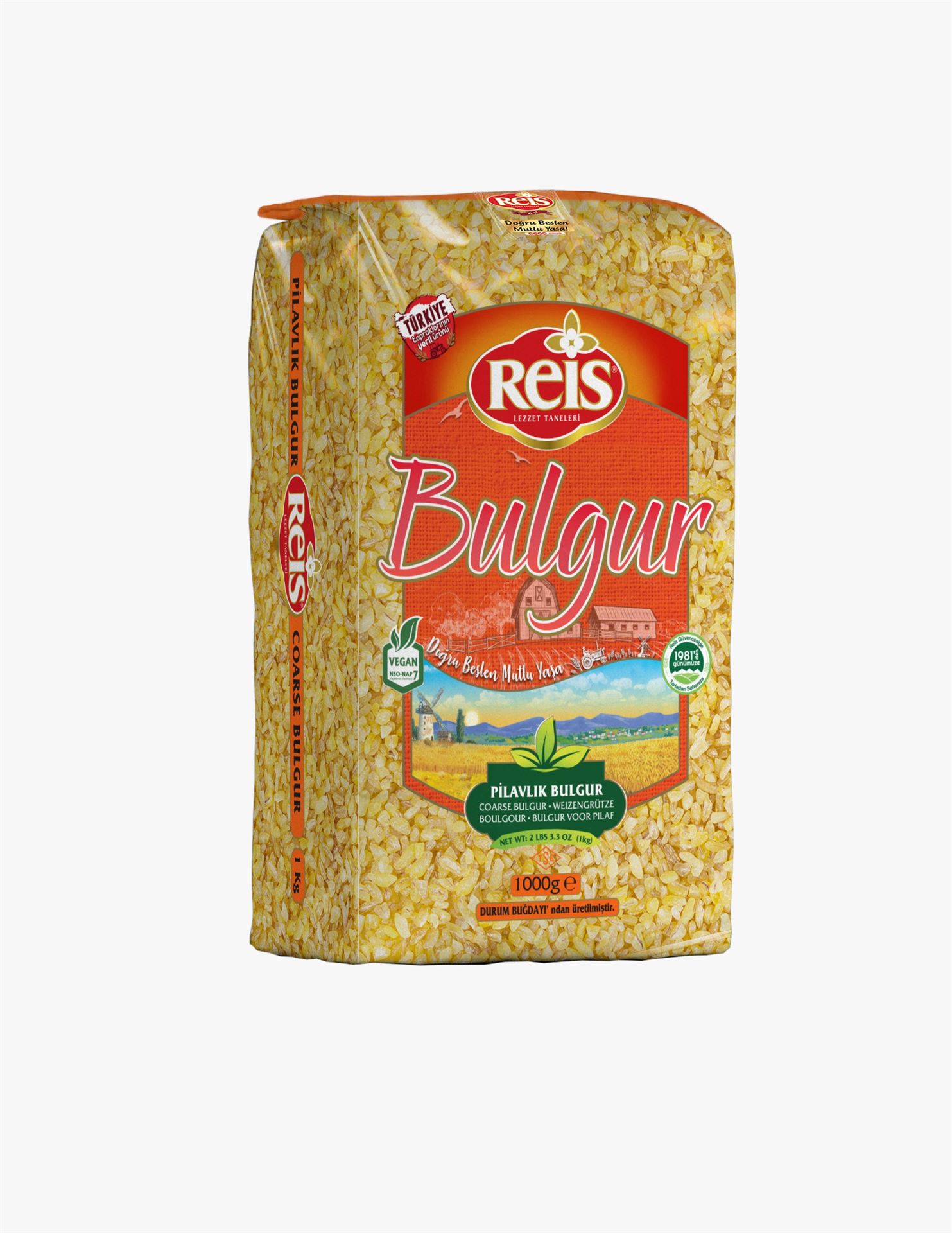 Reis Pilavlık Bulgur 1Kg