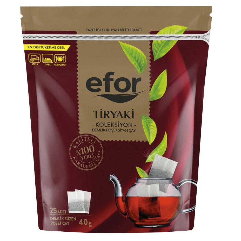 Efor Tiryaki Jumbo Demlik Poşet 25 *40 G