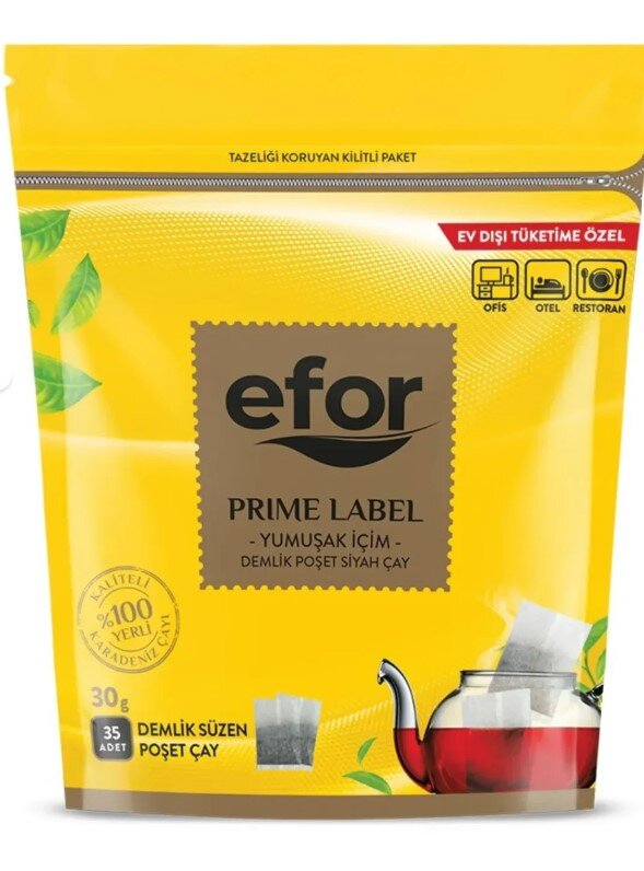 Efor Prıme Label Jumbo Demlik Poşet 35*30 G