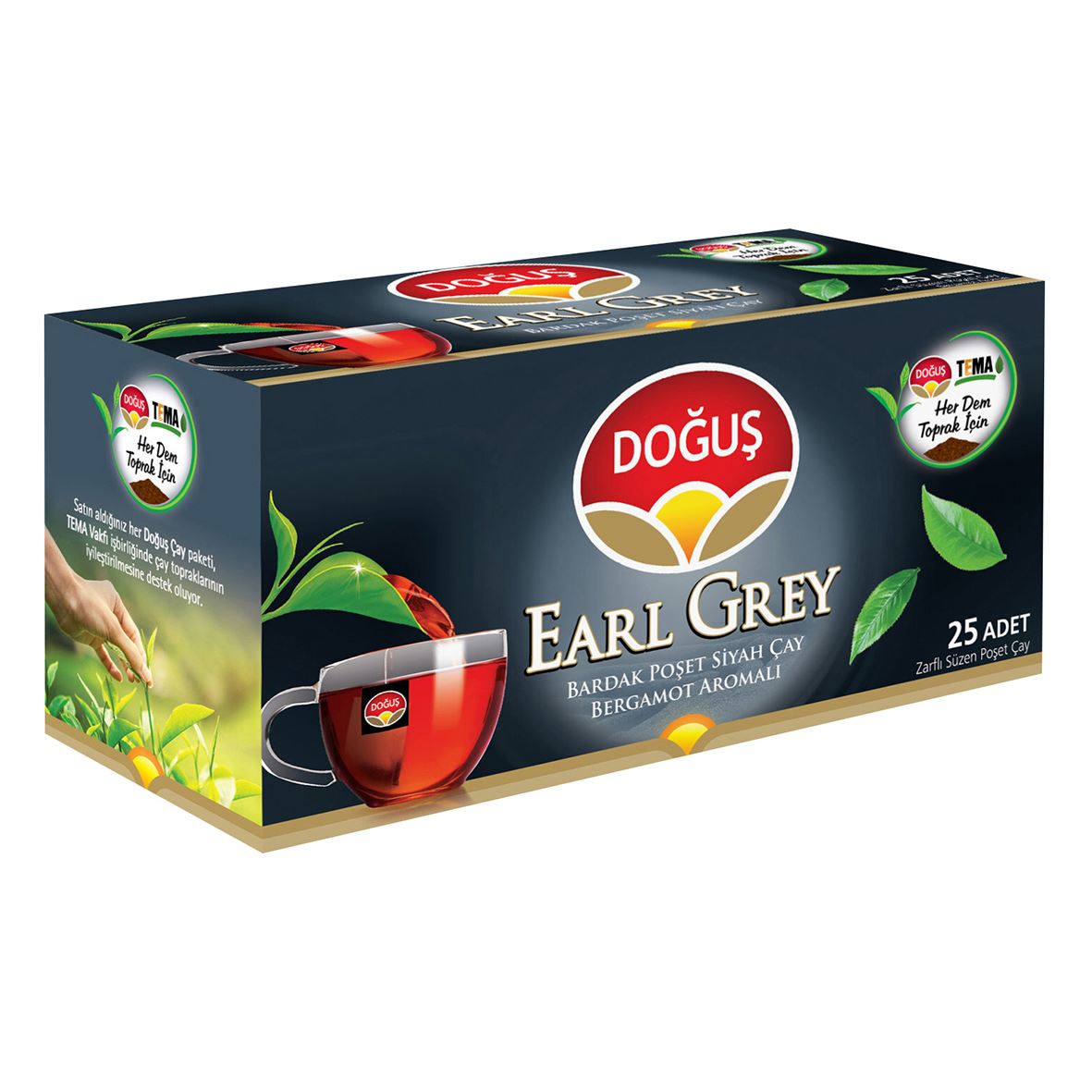 Doğuş Earl Grey Bardak Poşet Çay 25'Lı 50 G