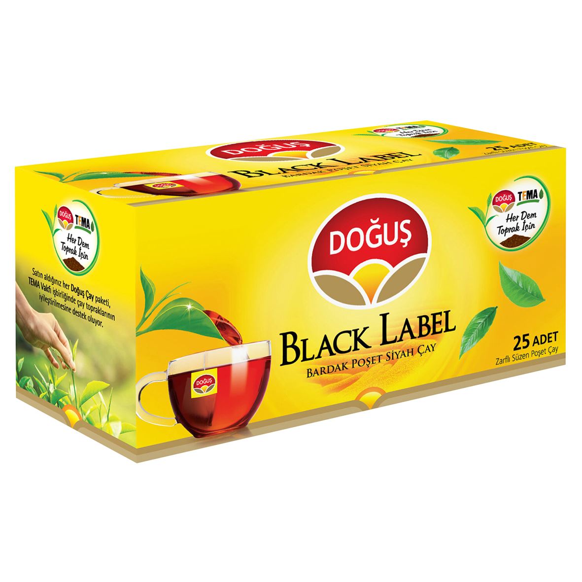 Doğuş Black Label Bardak Poşet Çay 25'Lı 50 Gr