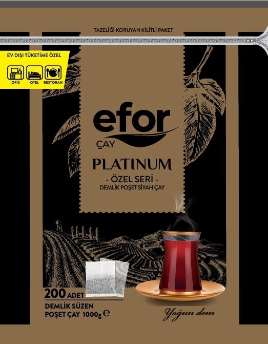 Efor Platınum Jumbo Demlik Çay 200X5 G