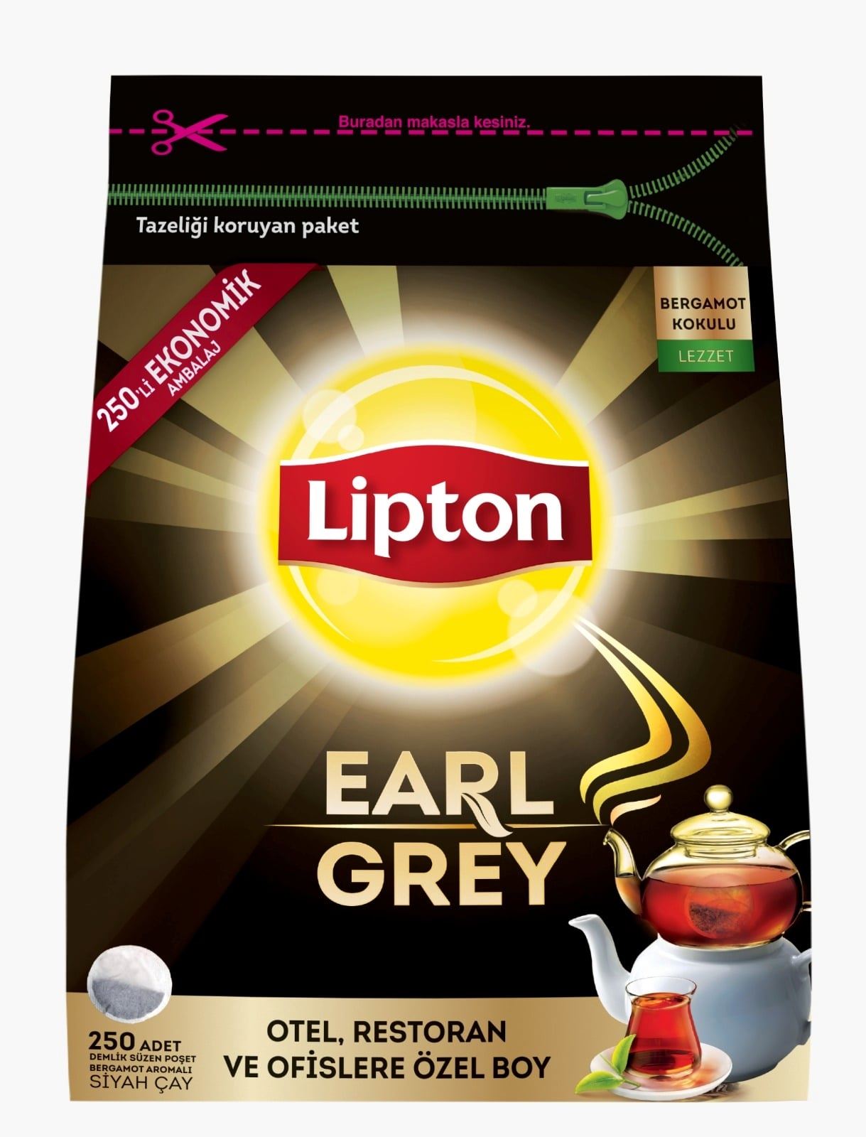 Lıpton Fs Earl Grey Demlik Poşet Çay 32.G*250Li