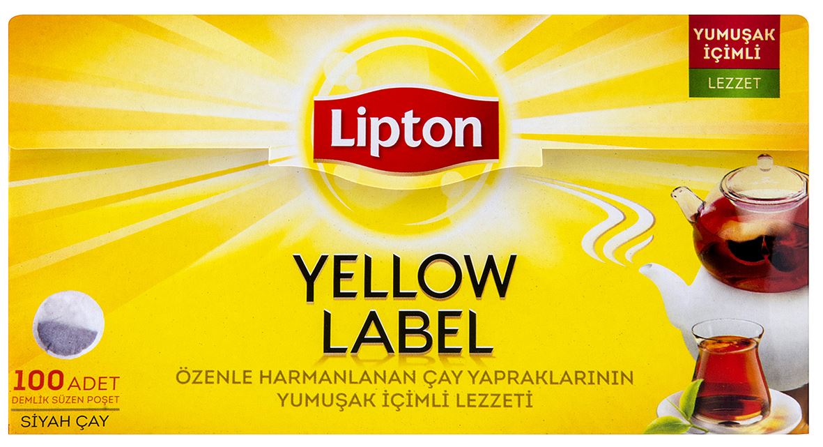 Lıpton Yellow Label Demlık Poset Cay 100'Lu 320 G