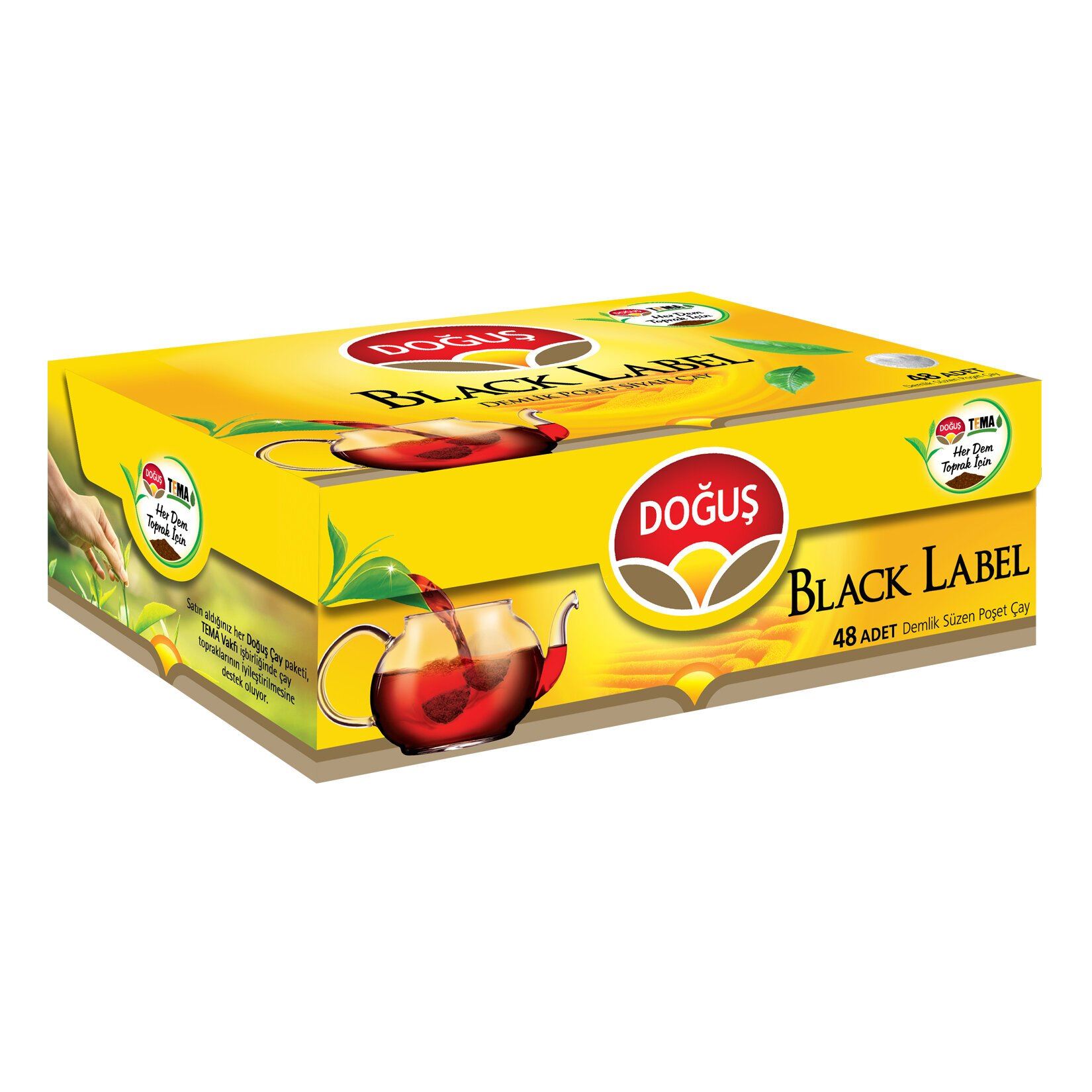 Doğuş Black Label Demlik Poşet Çay 48Li 153 G