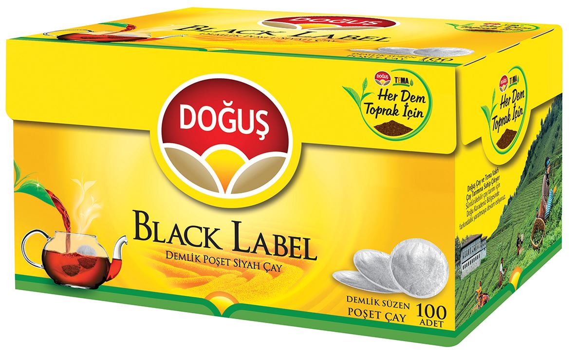 Doğuş Black Label Demlık Poşet Çay 100'Lu 320 G