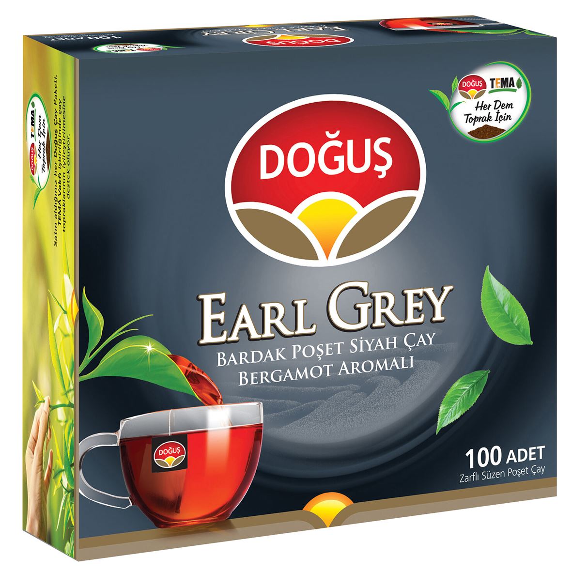Doğuş Early Grey Bardak Poşet Çay 100'Lu 200 G