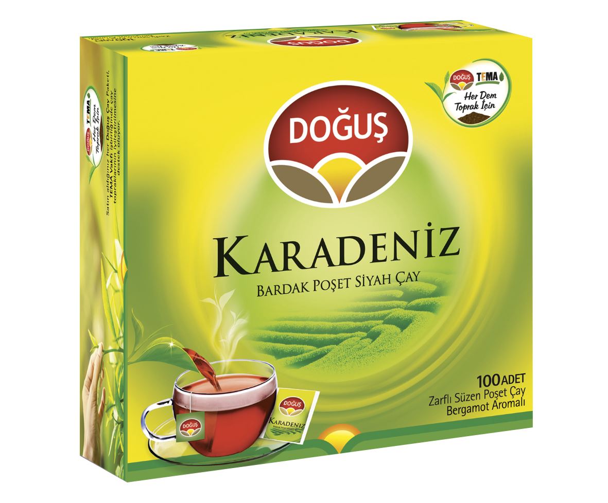 Doğuş Karadeniz Bardak Poşet Çay 100'Lu 200 G