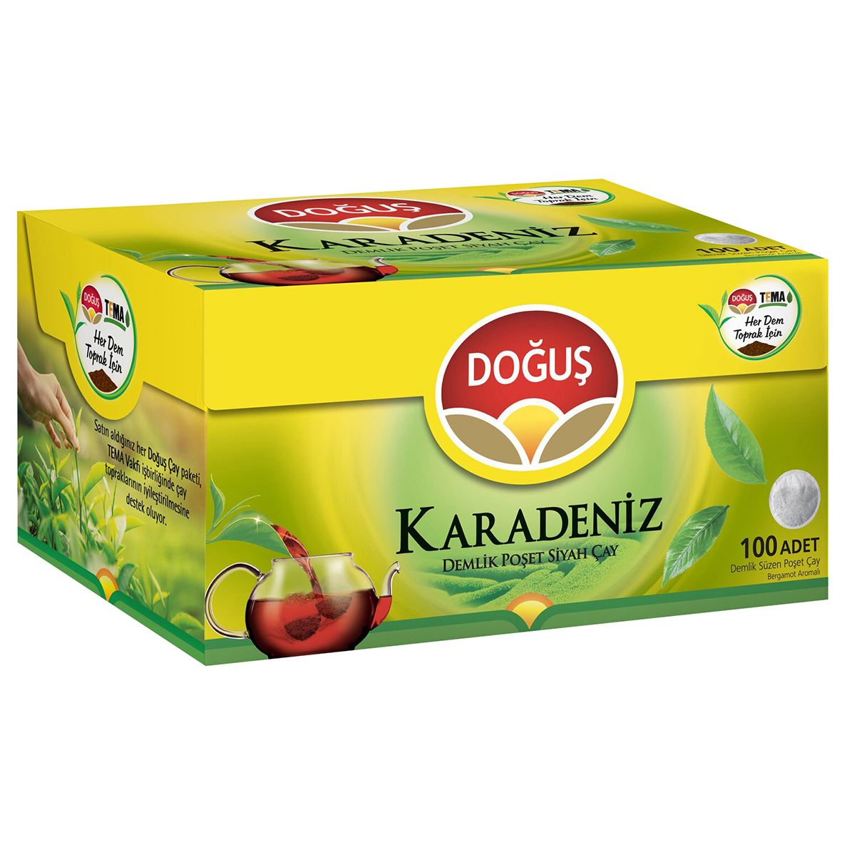 Doğuş Karadeniz Demlik Poşet Çay 100'Lu 320 G
