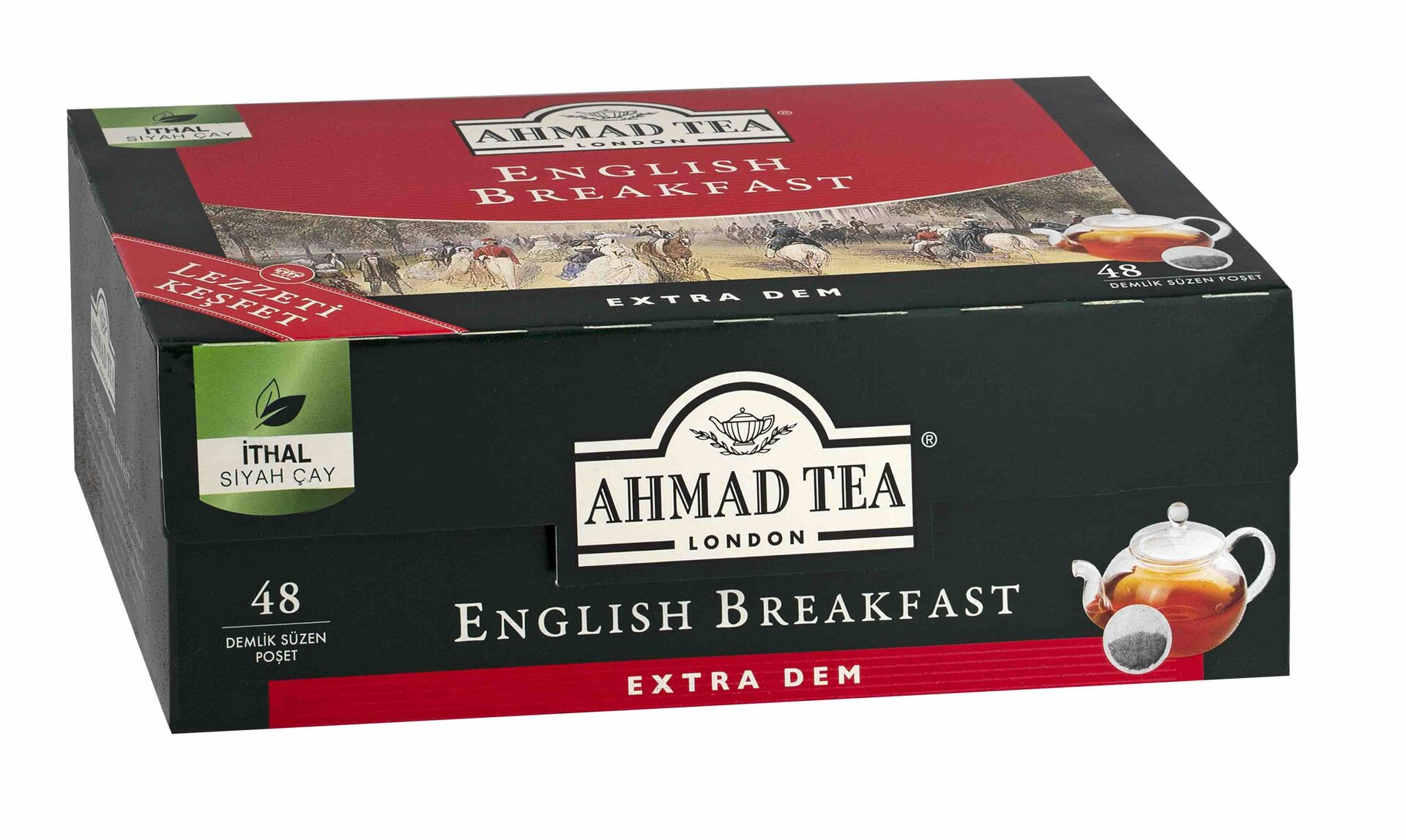 Ahmad Eng.Breakfast Demlik Poşet Çay 48Li 153.6 G