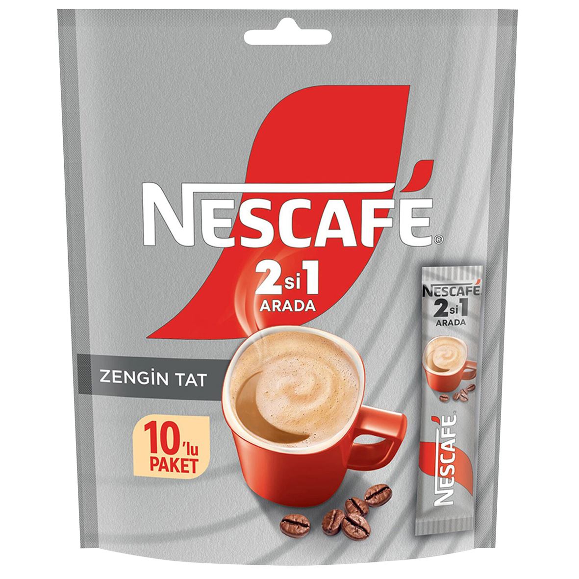 Nescafe 2 Si 1 Arada Sütlü Köpüklü 10Lu Paket 100G