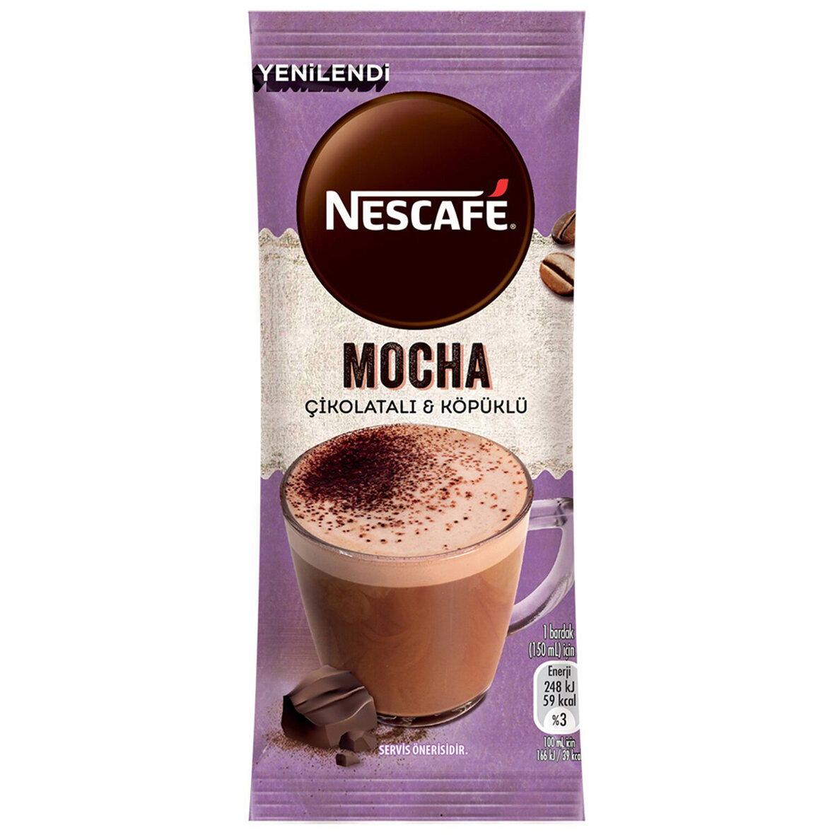 Nescafe Mocha Çıkolatalı&Köpüklü Kahve Karışı.17G