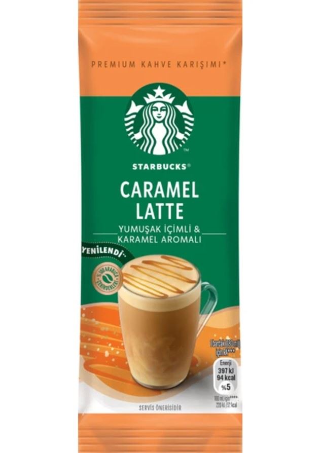 Starbucks Caramel Latte Premıum Kahve Karışm 23 G