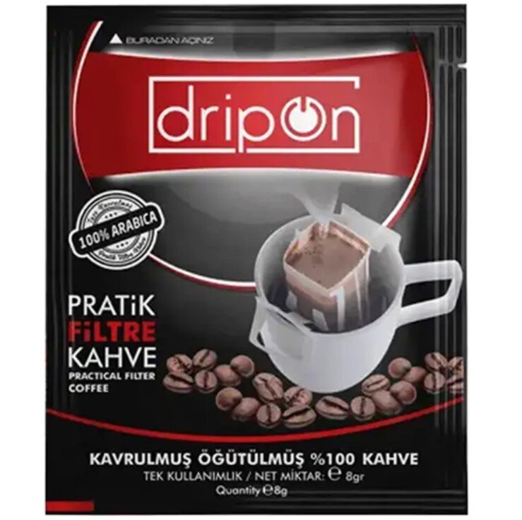 Dripon Pratik Filtre Kahve 8 G