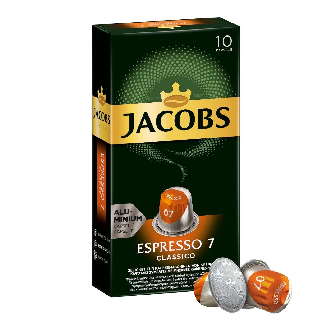 Jacobs Capsule Espresso 7 Classıco 52 G