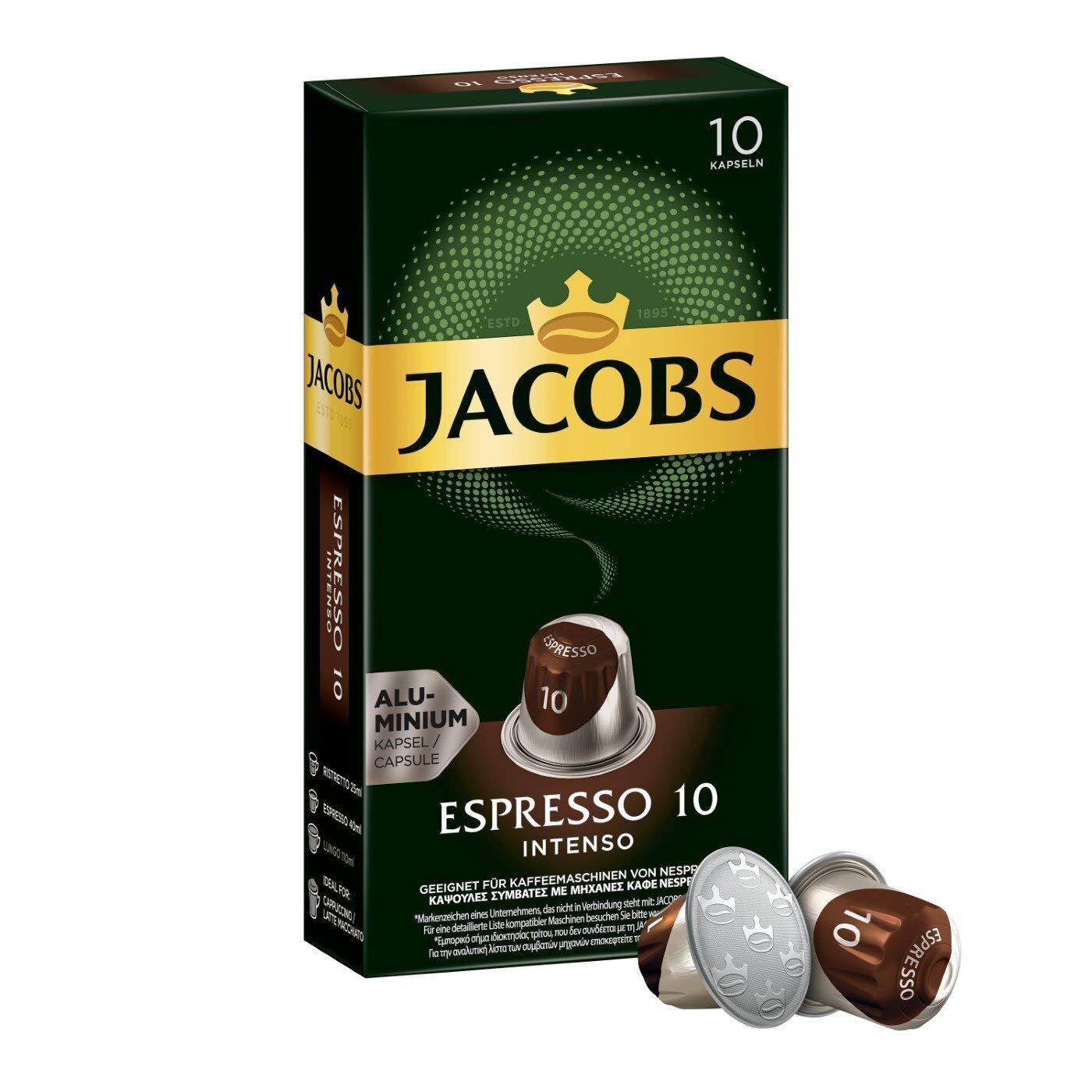 Jacobs Capsule Espresso 10 Intenso 52 G