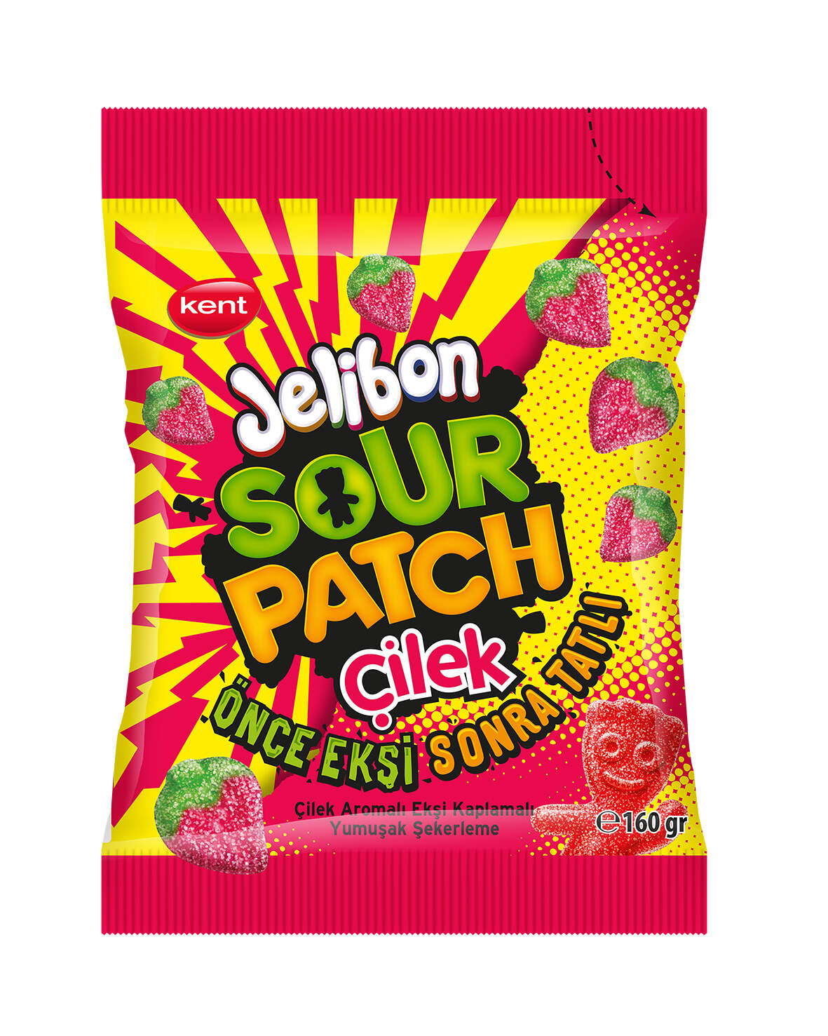 Jelibon Sour Patch Kıds Strawberry 160 G