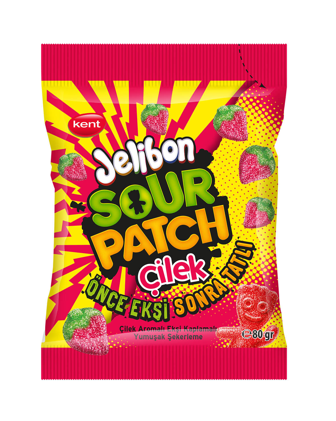 Jelibon Sour Patch Strawberry 80 G