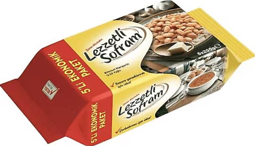 Sana Lezzetli Sofram Bitkisel Margarin 5X200g