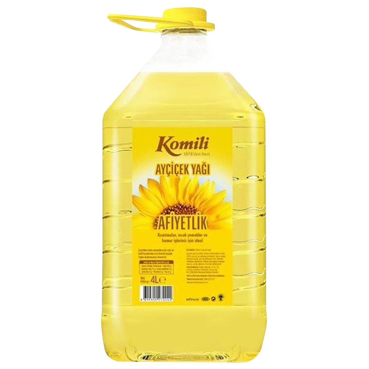Komili Ayçiçek Yağı 4 L Pet