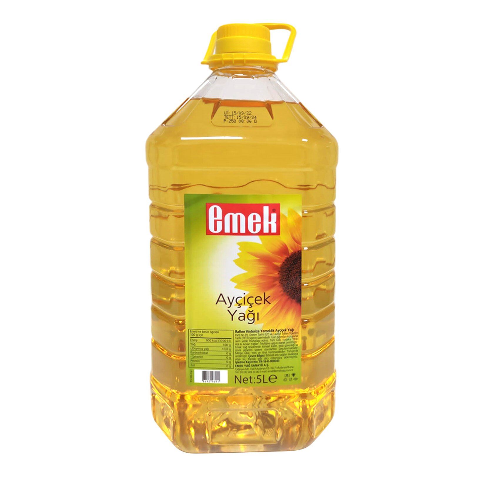 Emek Ayçiçekyağı 5 Lt.