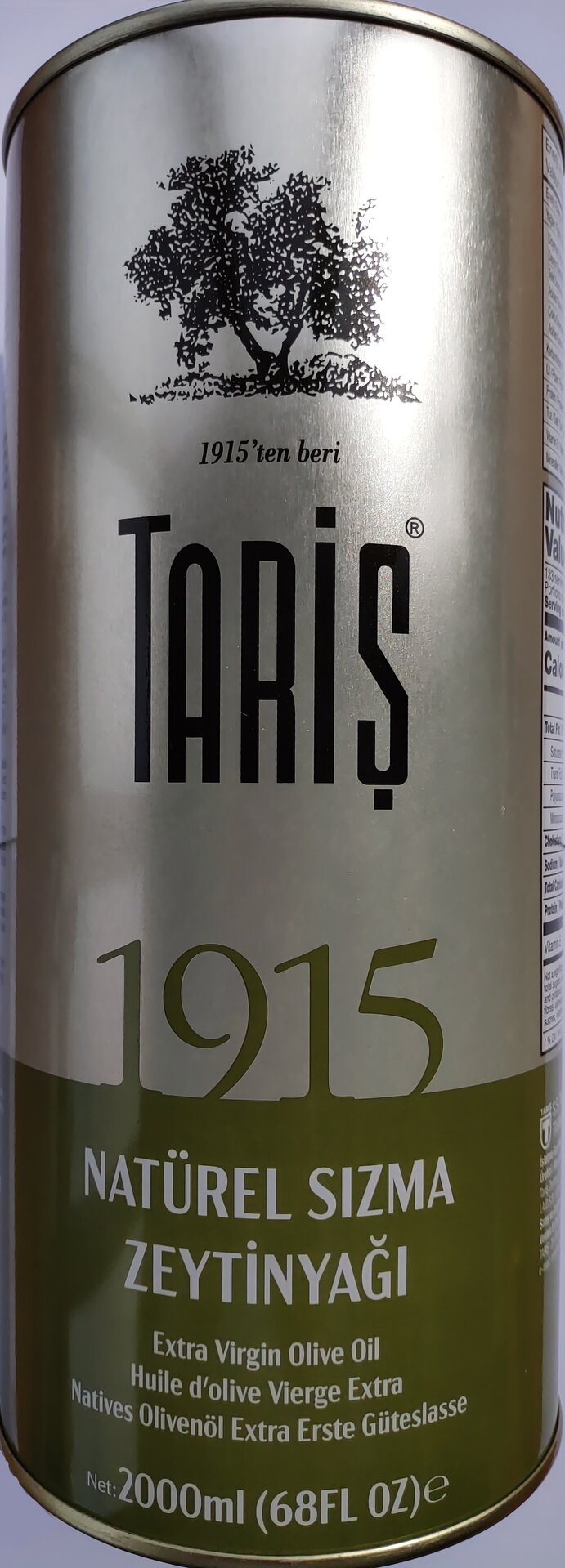 Tariş Naturel Sızma Zeytinyağı 2L