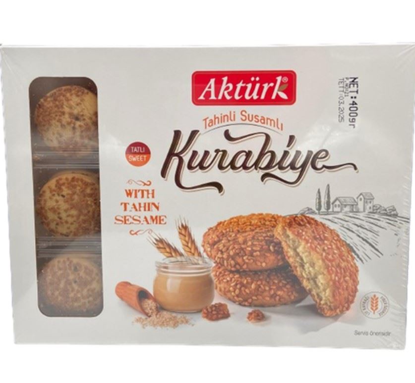 Aktürk Tahinli Susamlı Kurabiye 400 G