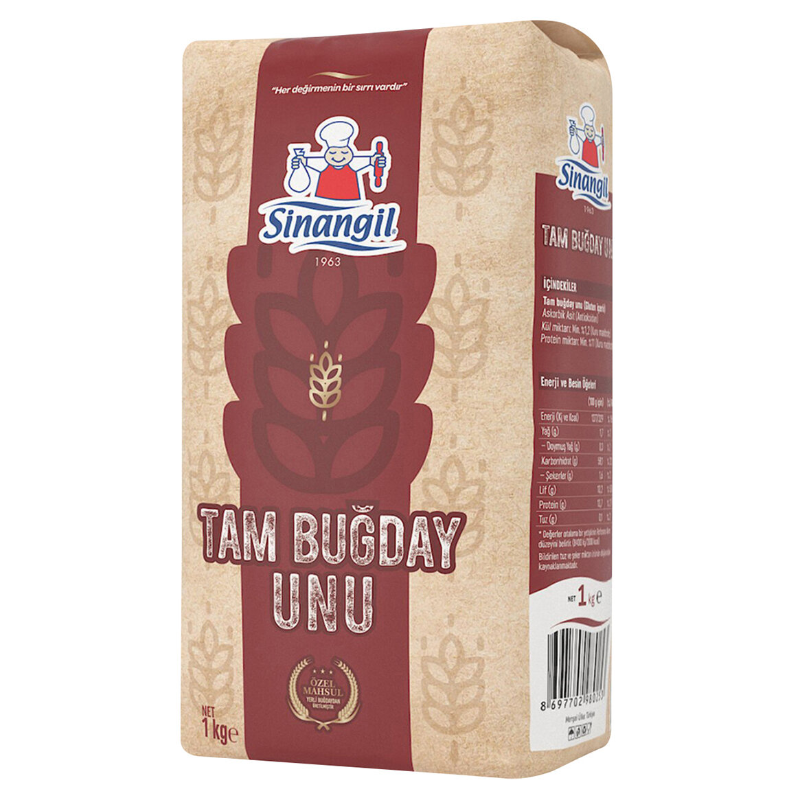 Sinangil Tam Buğday Unu  1 Kg