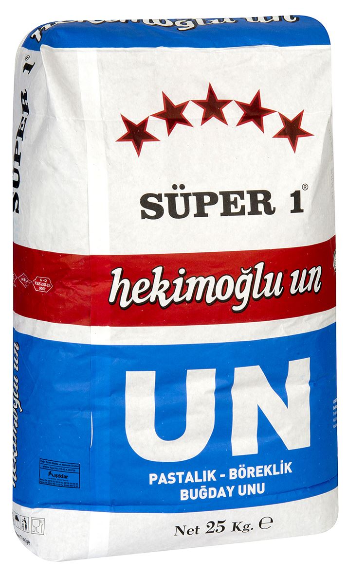Hekimoğlu Süper-1 Öa Un (Kağıt Tb) 25 Kg