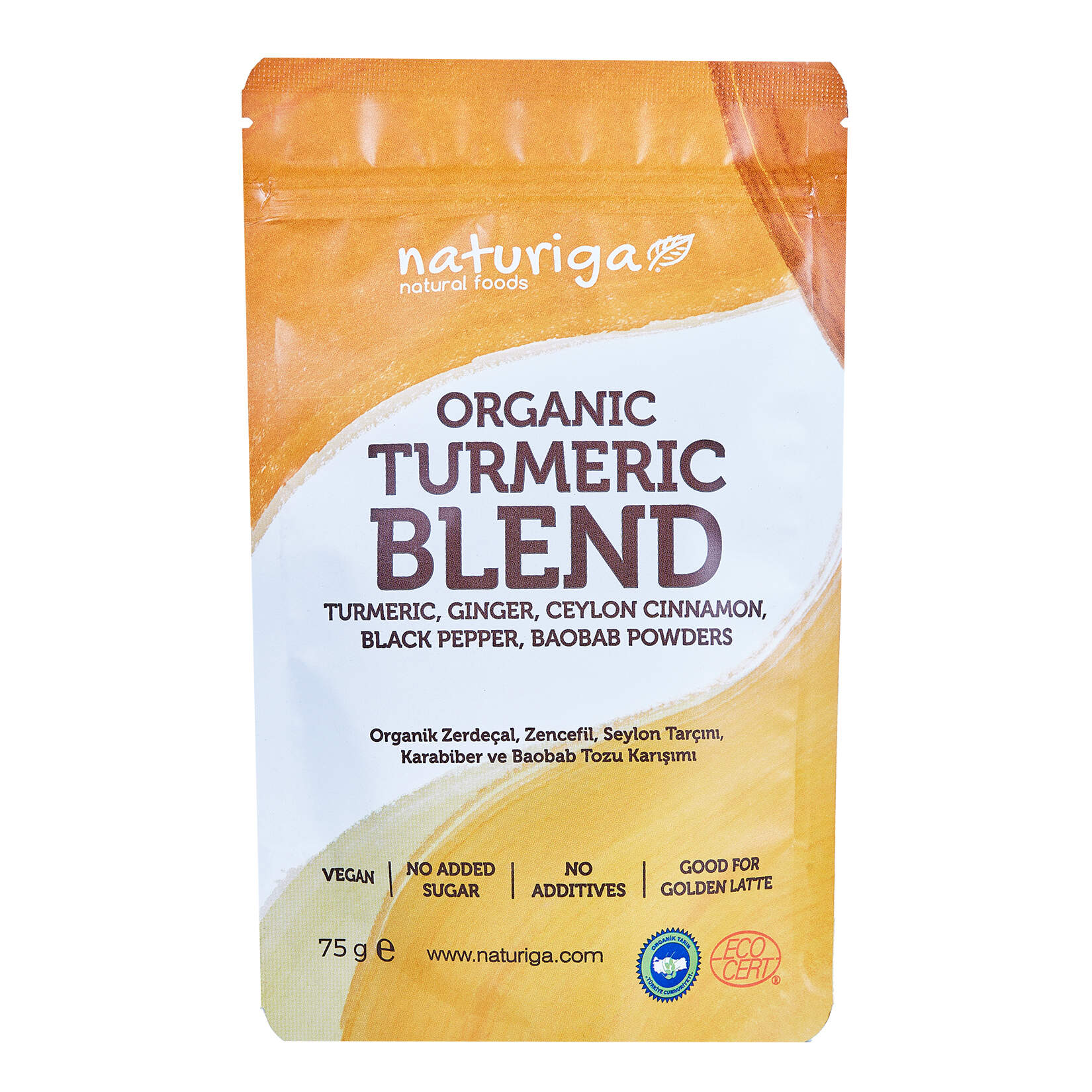 Naturıga Organik Zerdeçal Karışımı 75 G