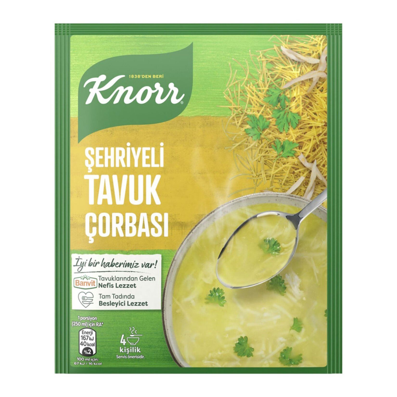 Knorr Şehriyeli Tavuk Çorbası 51 Gr