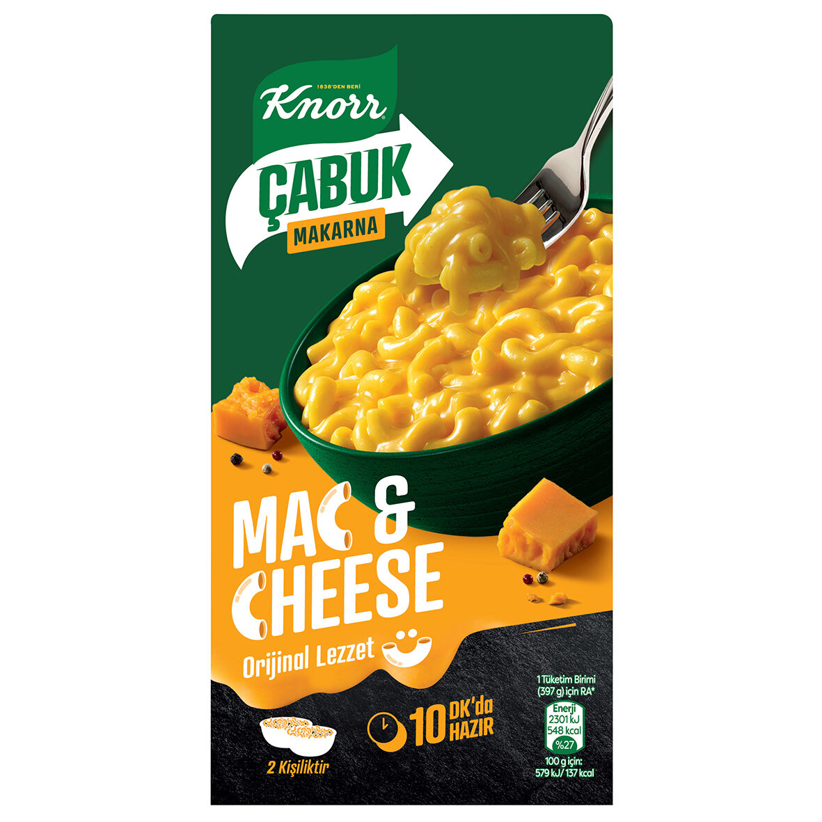Knorr Çabuk Maccheese Peynirli Makarna 212 G