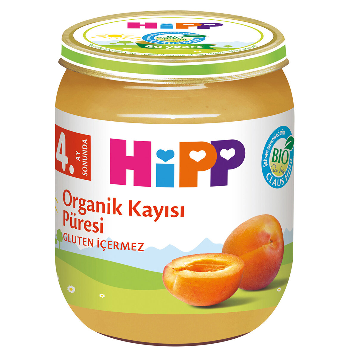 Hıpp Organik Kayısı Püresi 125 Gr.