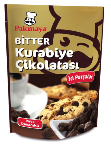 Pakmaya Bitter Kurabiye Çikolatası 90G