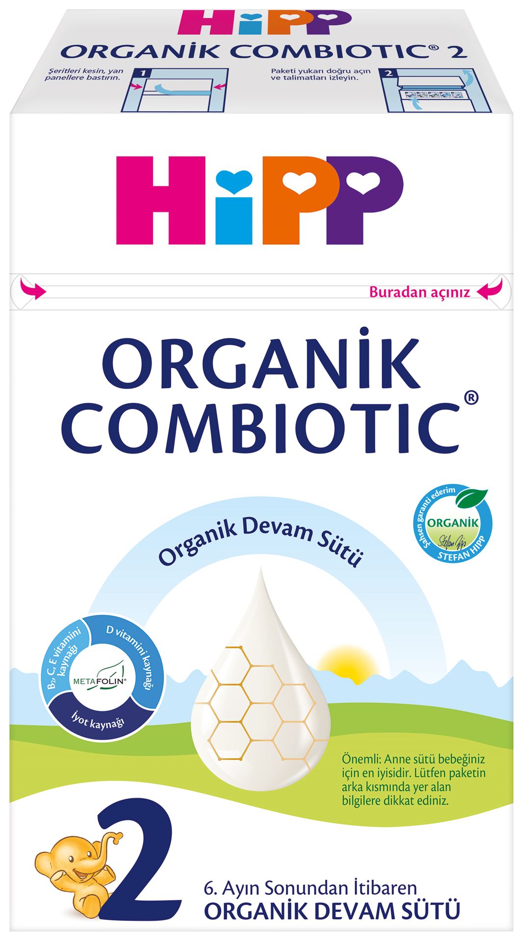 Hipp 2 Organik Combıotıc Devam Sütü 600G