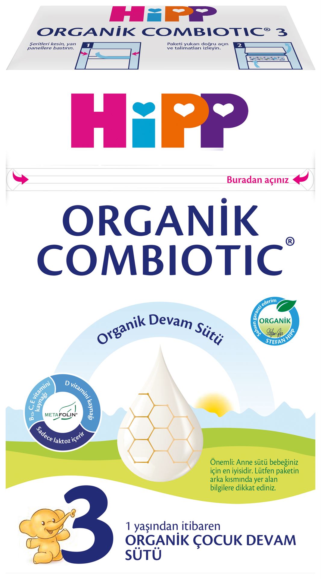 Hipp 3 Organik Combıotıc 600 G