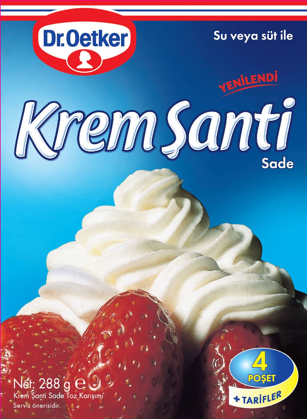 Dr.Oetker Krem Şanti Eko.4*72 G