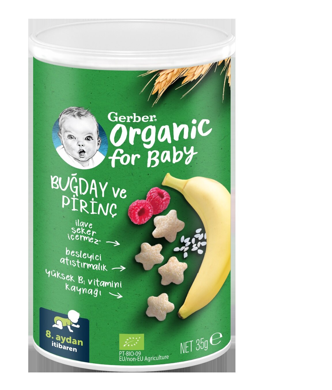 Gerber Organik Pirinçli Buğdaylı Kraker 35 G