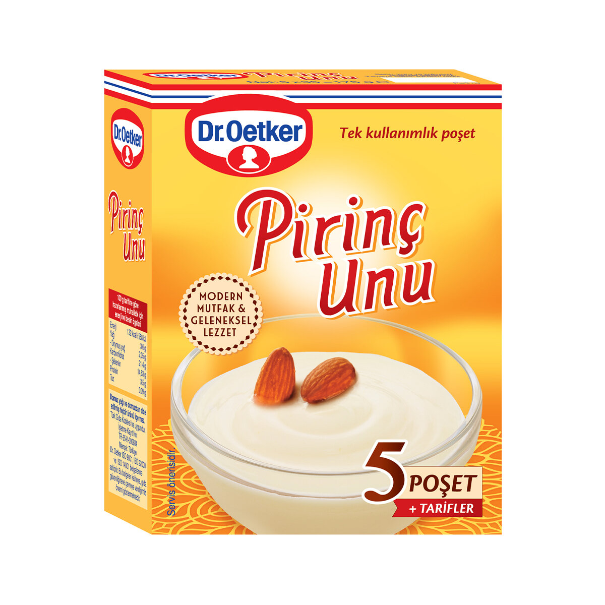 Dr.Oetker Pirinç Unu 5Li 175 G