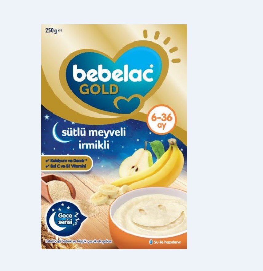 Bebelac Gold Sütlü Meyveli İrmikli Ek Gıda 250 G