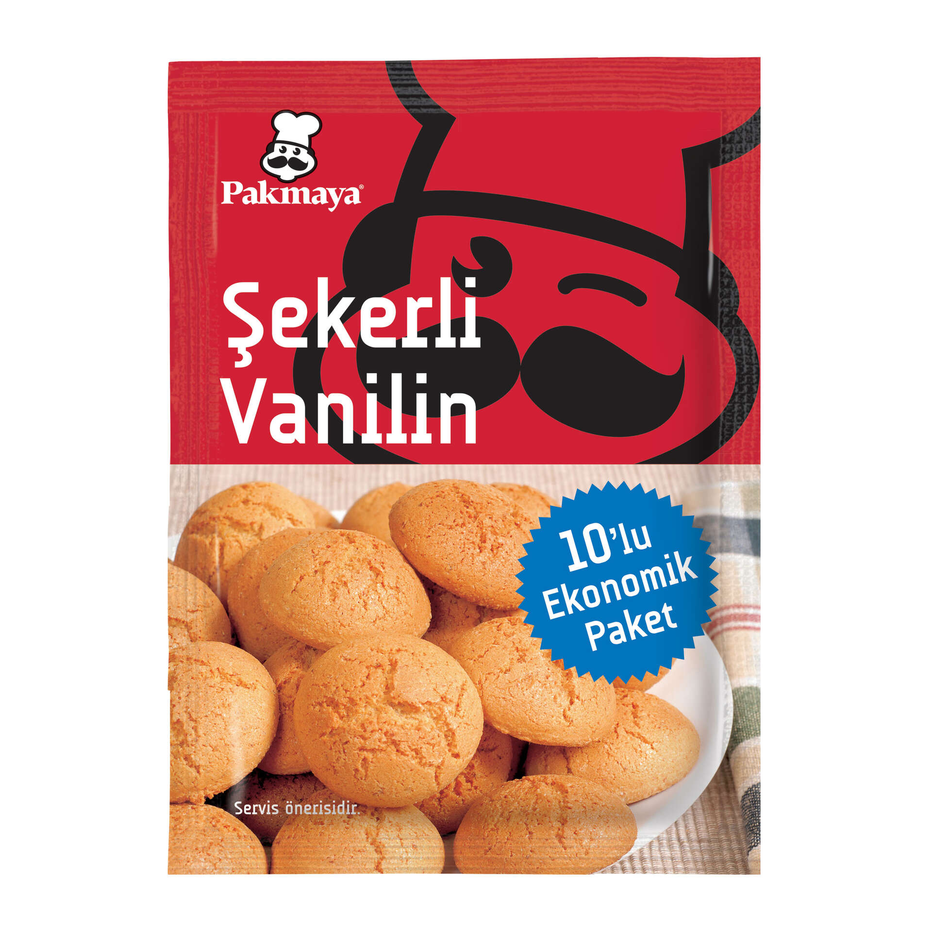 Pakmaya 10'Lu Şekerli Vanilin 50 G