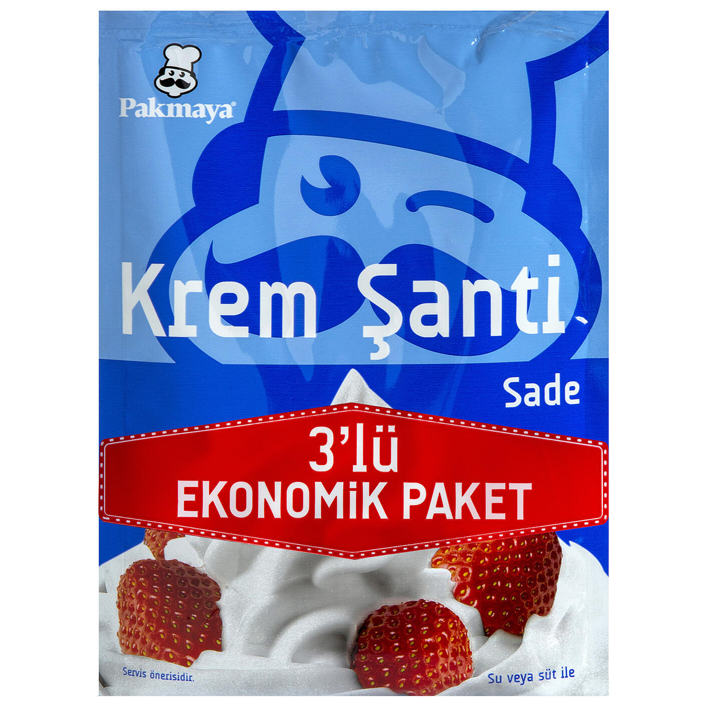 Pakmaya Krem Şanti 3 Lü Avantaj Paket 225 G