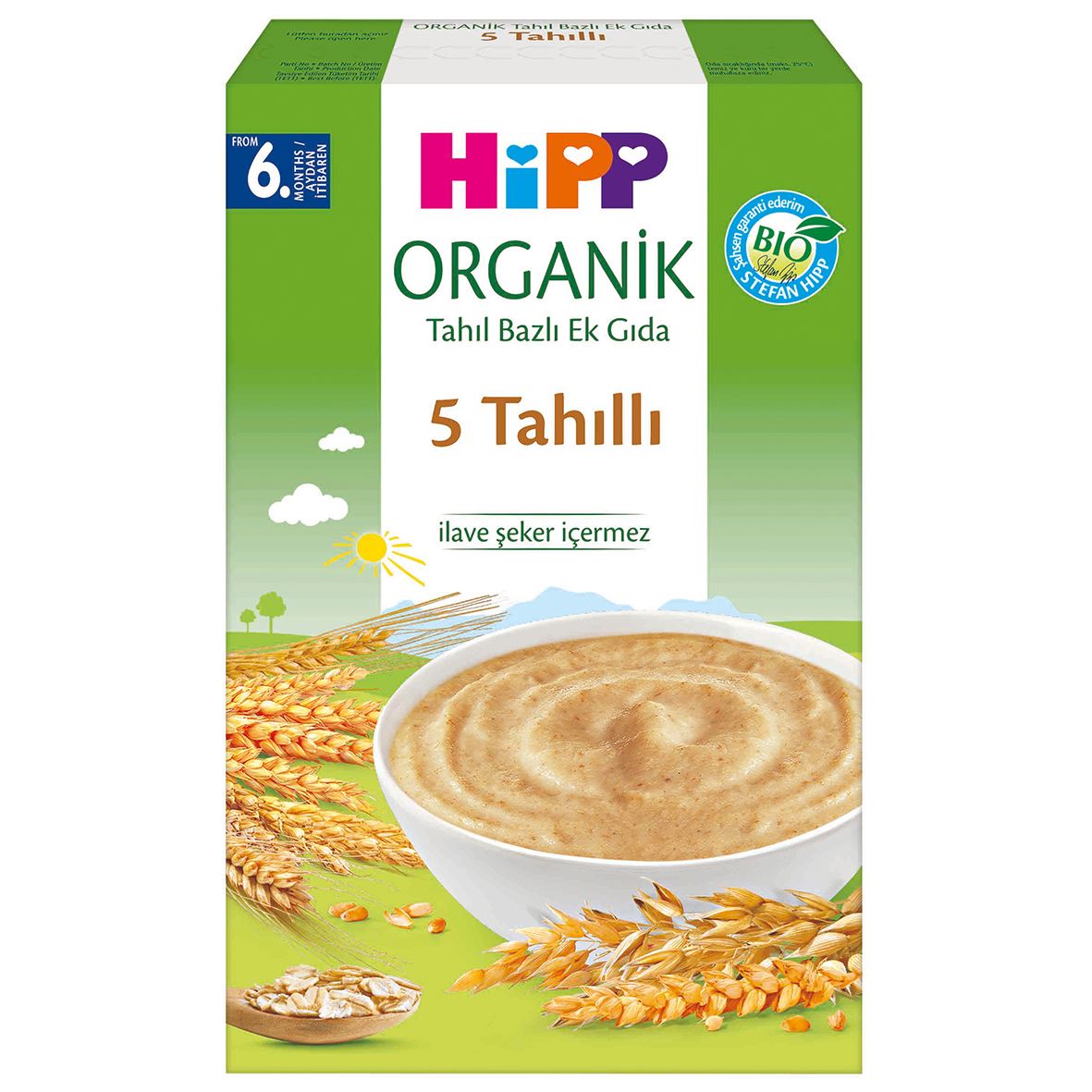 Hıpp Organık 5 Tahıllı Kaşık Maması 200 G